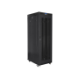 Lanberg , Rack cabinet 19 free-standing 27U/800x1000 (flat pack) with glass door, LCD , FF01-8027-23BL , Black