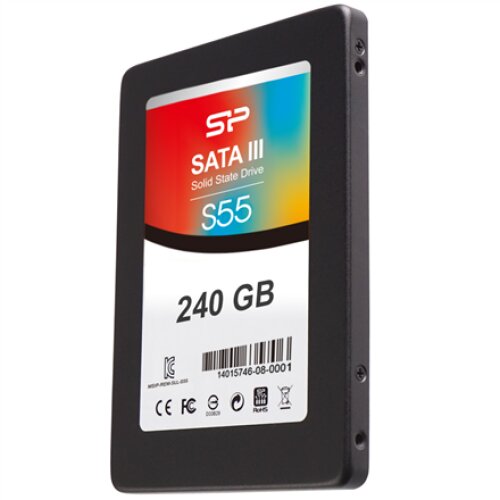 Silicon Power , Slim S55 , 240 GB , Solid-state drive interface SATA , Read speed 550 MB/s , Write speed 450 MB/s