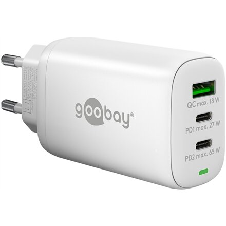 Goobay USB-C PD GaN Multiport Fast Charger (65 W) , 65408