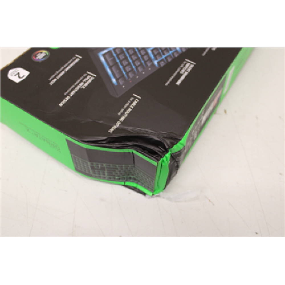 SALE OUT. Razer Gaming Keyboard Ornata V3 X Gaming keyboard RGB LED light US Wired Black DAMAGED PACKAGING Silent Membrane Numeric keypad