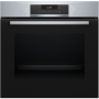 Bosch , HBA172BS0S , Oven , 71 L , Electric , Pyrolysis , Touch control , Height 59.5 cm , Width 59.4 cm , Stainless steel