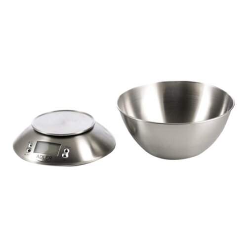Adler , Kitchen scales , AD 3134 , Maximum weight (capacity) 5 kg , Graduation 1 g , Stainless steel