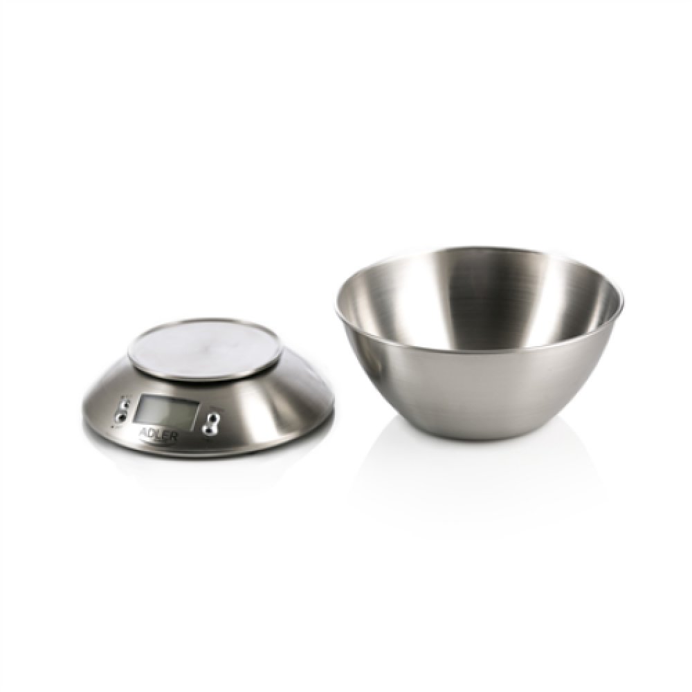 Adler , Kitchen scales , AD 3134 , Maximum weight (capacity) 5 kg , Graduation 1 g , Stainless steel