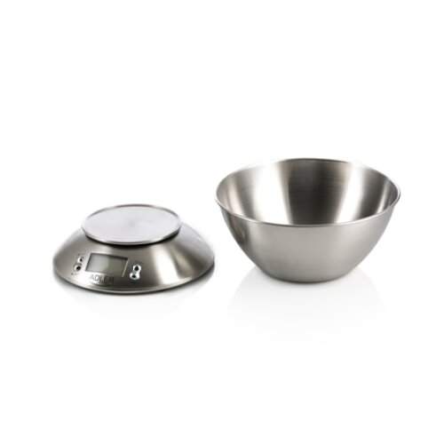 Adler , Kitchen scales , AD 3134 , Maximum weight (capacity) 5 kg , Graduation 1 g , Stainless steel