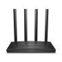 Router , Archer C6 , 802.11ac , 300+867 Mbit/s , 10/100/1000 Mbit/s , Ethernet LAN (RJ-45) ports 4 , Mesh Support No , MU-MiMO Yes , No mobile broadband , Antenna type 4xExternal , No