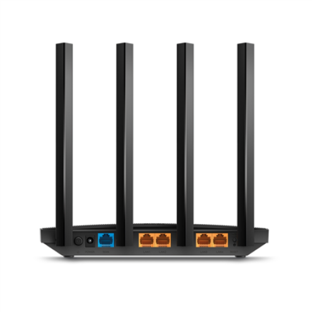 Router , Archer C6 , 802.11ac , 300+867 Mbit/s , 10/100/1000 Mbit/s , Ethernet LAN (RJ-45) ports 4 , Mesh Support No , MU-MiMO Yes , No mobile broadband , Antenna type 4xExternal , No