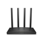 Router , Archer C6 , 802.11ac , 300+867 Mbit/s , 10/100/1000 Mbit/s , Ethernet LAN (RJ-45) ports 4 , Mesh Support No , MU-MiMO Yes , No mobile broadband , Antenna type 4xExternal , No