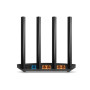 TP-LINK , Router , Archer C6 , 802.11ac , 300+867 Mbit/s , 10/100/1000 Mbit/s , Mesh Support No , MU-MiMO Yes , No mobile broadband , Antenna type 4xExternal , No