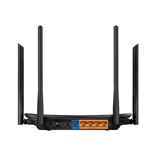 TP-LINK , Router , Archer C6 , 802.11ac , 300+867 Mbit/s , 10/100/1000 Mbit/s , Mesh Support No , MU-MiMO Yes , No mobile broadband , Antenna type 4xExternal , No