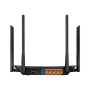 Router , Archer C6 , 802.11ac , 300+867 Mbit/s , 10/100/1000 Mbit/s , Ethernet LAN (RJ-45) ports 4 , Mesh Support No , MU-MiMO Yes , No mobile broadband , Antenna type 4xExternal , No