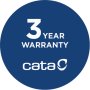 CATA Hood , SK 6000 X , Wall mounted , Energy efficiency class A , Width 60 cm , 380 m³/h , Mechanical , LED , Stainless steel