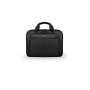 PORT DESIGNS HANOI II CLAMSHELL 13/14 Briefcase, Black , PORT DESIGNS , Fits up to size , Laptop case , HANOI II Clamshell , Notebook , Black , Shoulder strap