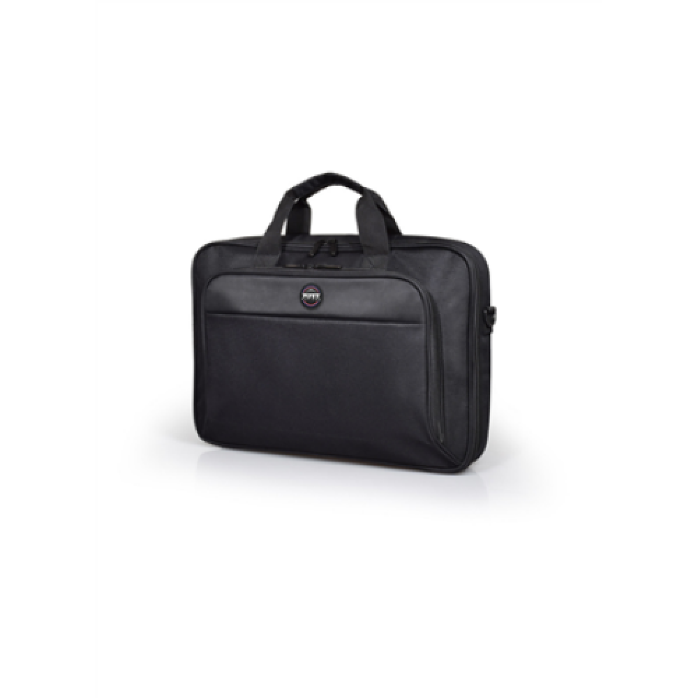 PORT DESIGNS HANOI II CLAMSHELL 13/14 Briefcase, Black , PORT DESIGNS , HANOI II Clamshell , Laptop case , Notebook , Black , Shoulder strap