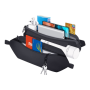 Sports Fanny Pack , BHR5226GL , Black , Polyester with Polyurethane Coating , YKK Zipper with water resistance