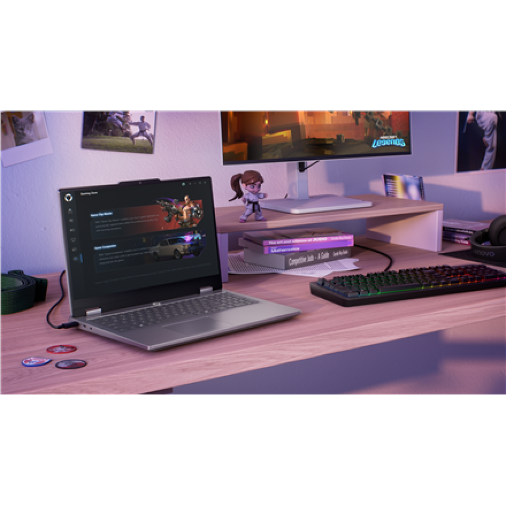Lenovo LOQ Essential 15IRX11 , Luna Grey , 15.6 , IPS , FHD , 1920 x 1080 pixels , Anti-glare , Intel Core i5 , i5-13450HX , 16 GB , SO-DIMM DDR5 , Solid-state drive capacity 512 GB , NVIDIA GeForce RTX 5060 , GDDR7 , 8 GB , Windows 11 Home , 802.11ax , B