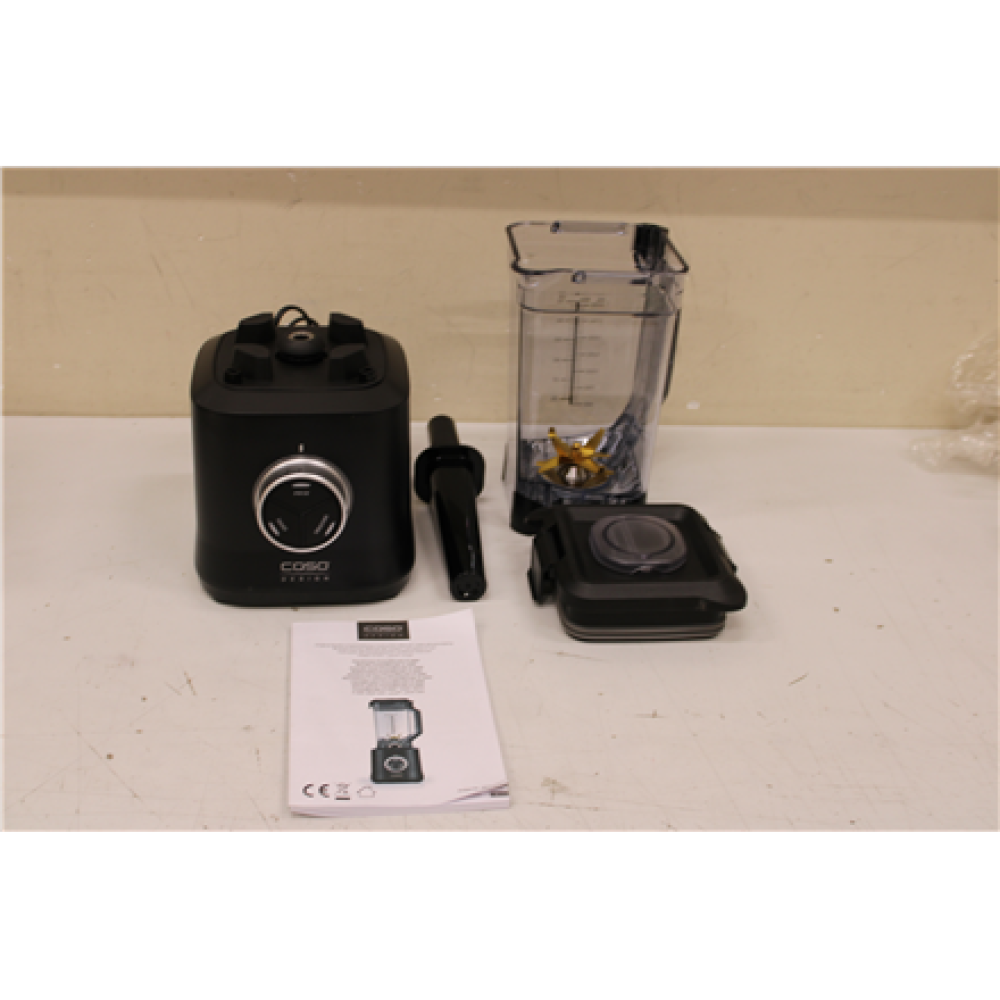 SALE OUT. Caso B 2000 Power Blender, Power 2000 W, Black , Caso Power Blender , B 2000 , Tabletop , 2000 W , Jar material Tritan , Jar capacity 2 L , Ice crushing , Black , DEMO