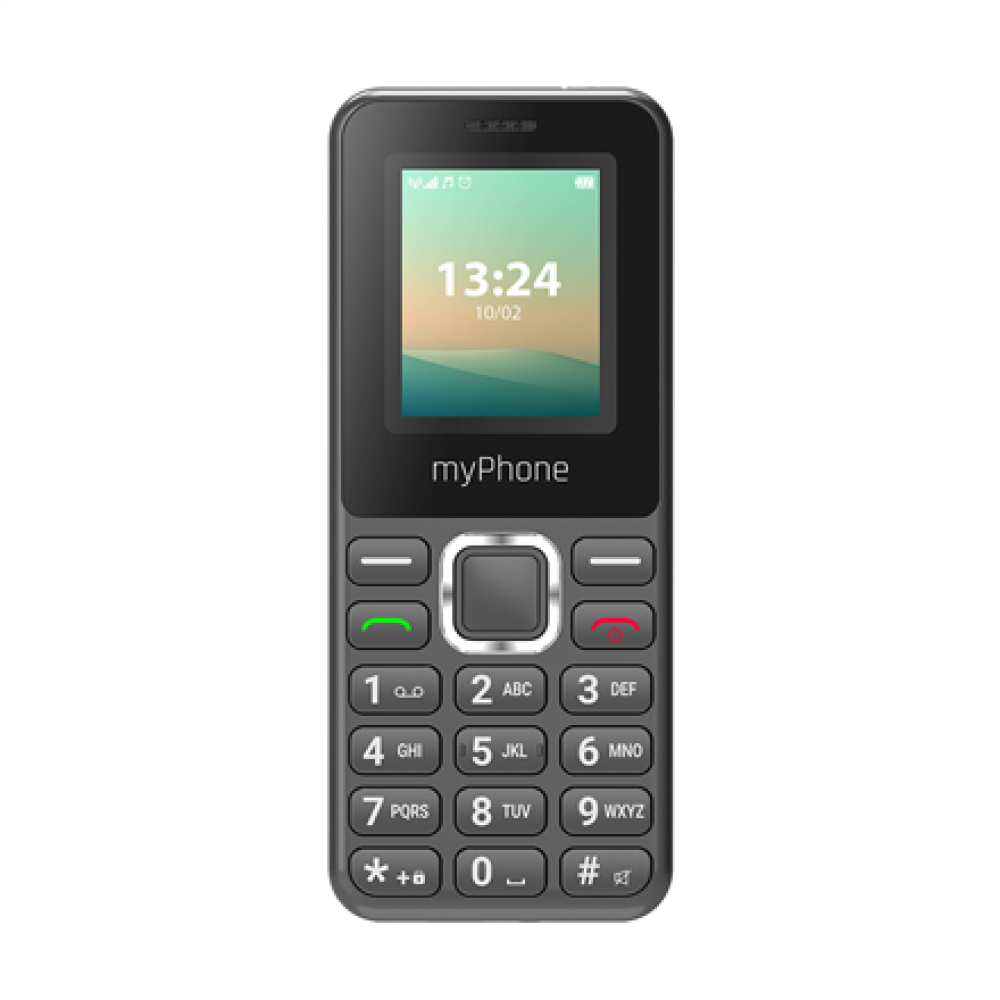 myPhone 2240 LTE , Black , 1.77 , TN , 48 MB , 128 MB , Dual SIM , Nano SIM , 3G , Bluetooth , 2.1 , USB version USB-C , 1000 mAh