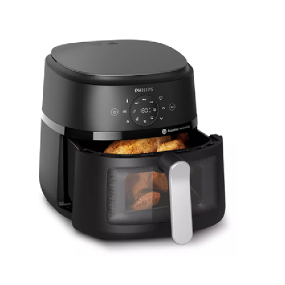 Philips NA231/00 Airfryer, 1700 W, Pan volume 6.2 L, Black, Silver , Philips Airfryer , NA231/00 , Power 1700 W , Capacity 6.2 L , Black/Silver