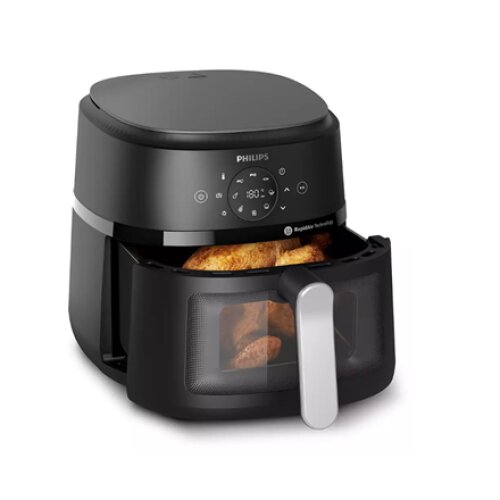 Philips NA231/00 Airfryer, 1700 W, Pan volume 6.2 L, Black, Silver , Philips Airfryer , NA231/00 , Power 1700 W , Capacity 6.2 L , Black/Silver