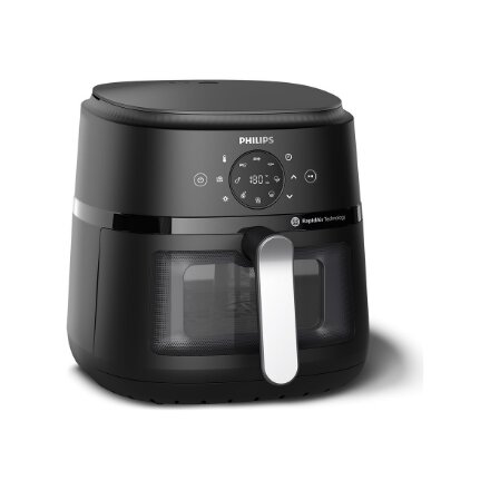 Philips NA231/00 Airfryer, 1700 W, Pan volume 6.2 L, Black, Silver , Philips Airfryer , NA231/00 , Power 1700 W , Capacity 6.2 L , Black/Silver