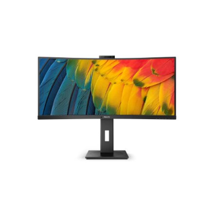 Philips , Curved Monitor , 34B1U5600CH/00 , 34 , VA , WQHD , 21:9 , 120 Hz , 4 ms , 3440 x 1440 , 350 cd/m² , HDMI ports quantity 1 , Black
