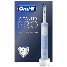 Oral-B , Electric Toothbrush , Vitality Pro , Rechargeable , For adults , Number of brush heads included 1 , Number of teeth brushing modes 3 , Blue