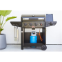 Barbecook Gas Barbecue Luca 412 with Cabinet and Sideburner, 145.4 x 60.3 x 112.3 cm , BC-GAS-3100