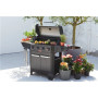 Barbecook Gas Barbecue Luca 412 with Cabinet and Sideburner, 145.4 x 60.3 x 112.3 cm , BC-GAS-3100