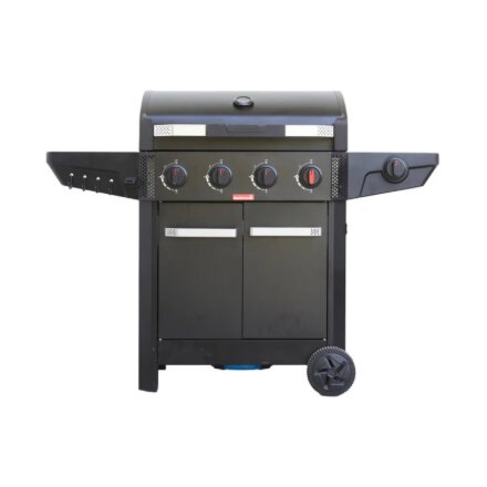Barbecook Gas Barbecue Luca 412 with Cabinet and Sideburner, 145.4 x 60.3 x 112.3 cm , BC-GAS-3100