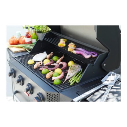 Barbecook Gas Barbecue Luca 412 with Cabinet and Sideburner, 145.4 x 60.3 x 112.3 cm , BC-GAS-3100