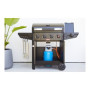 Barbecook Gas Barbecue Luca 412 with Cabinet and Sideburner, 145.4 x 60.3 x 112.3 cm , BC-GAS-3100
