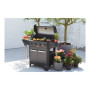 Barbecook Gas Barbecue Luca 412 with Cabinet and Sideburner, 145.4 x 60.3 x 112.3 cm , BC-GAS-3100