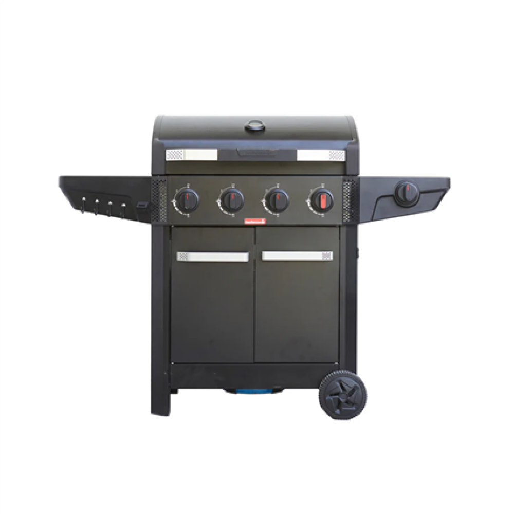 Barbecook Gas Barbecue Luca 412 with Cabinet and Sideburner, 145.4 x 60.3 x 112.3 cm , BC-GAS-3100