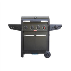 Barbecook Gas Barbecue Luca 412 with Cabinet and Sideburner, 145.4 x 60.3 x 112.3 cm , BC-GAS-3100