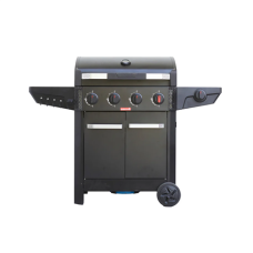 Barbecook Gas Barbecue Luca 412 with Cabinet and Sideburner, 145.4 x 60.3 x 112.3 cm , BC-GAS-3100