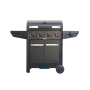Barbecook Gas Barbecue Luca 412 with Cabinet and Sideburner, 145.4 x 60.3 x 112.3 cm , BC-GAS-3100