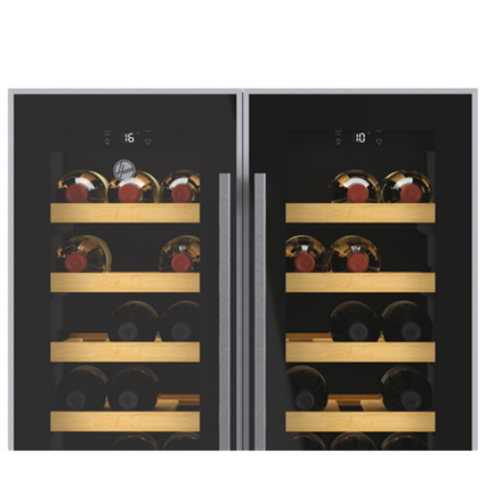 Hoover , Wine Cooler , HWCB 60D/1 , Energy efficiency class G , Free standing , Bottles capacity 38 , Black