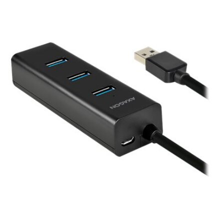 AXAGON Four-port USB 3.0 hub with fast charging and power support , HUE-S2B