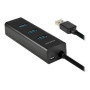 AXAGON Four-port USB 3.0 hub with fast charging and power support , HUE-S2B