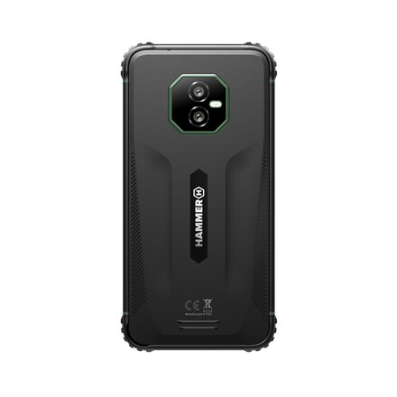 Hammer , Ranger , Black/Green , 6 , IPS , 1560 x 720 pixels , Mediatek , Helio G99 , Internal RAM 8 GB , 256 GB , microSD , Dual SIM , 3G , 4G , Main camera resolution 50 MP , Android , 15 , 5000 mAh