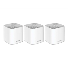 D-Link , Dual Band Whole Home Mesh Wi-Fi 6 System , COVR-X1863 (3-pack) , 802.11ax , 574+1201 Mbit/s , 10/100/1000 Mbit/s , Ethernet LAN (RJ-45) ports 1 , Mesh Support Yes , MU-MiMO Yes , No mobile broadband , Antenna type 2 x 2.4G WLAN Internal Antenna, 
