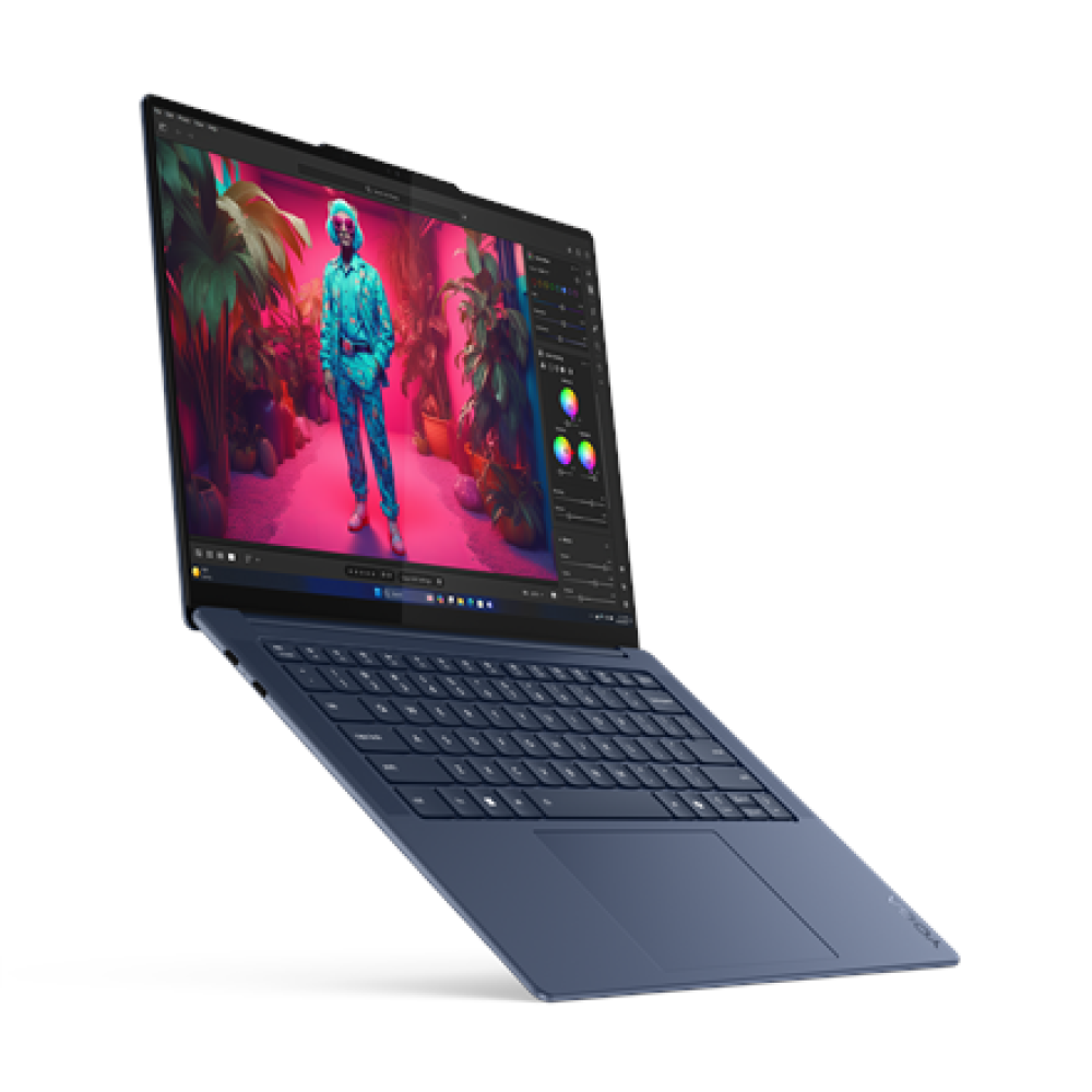 Lenovo Yoga Slim 7 14Q8X9 , Cosmic Blue , 14.5 , OLED , Touchscreen , 3K , 2944 x 1840 pixels , Glossy , Snapdragon X Elite , X1E-78-100 , 32 GB , Soldered LPDDR5x , Solid-state drive capacity 1000 GB , Qualcomm Adreno GPU , Windows 11 Home , 802.11be , B
