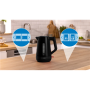 Bosch Kettle , TWK1M123 , Electric , 2400 W , 1.7 L , Plastic , 360° rotational base , Black