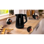 Bosch Kettle , TWK1M123 , Electric , 2400 W , 1.7 L , Plastic , 360° rotational base , Black