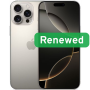 Apple Renew Grade B , Apple iPhone 16 Pro , Natural Titanium , 6.3 , OLED , 256 GB , 5G , iOS