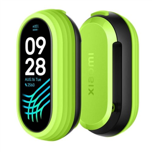 Xiaomi , Smart Band 8 Running Clip , Black/Green , Strap material: PC, TPU , Supported data items: Step count, stride, cadence (SPM), pace, distance, cadence-pace ratio, ground contact time, flight time, flight ratio, pronation and supination, footstrike 