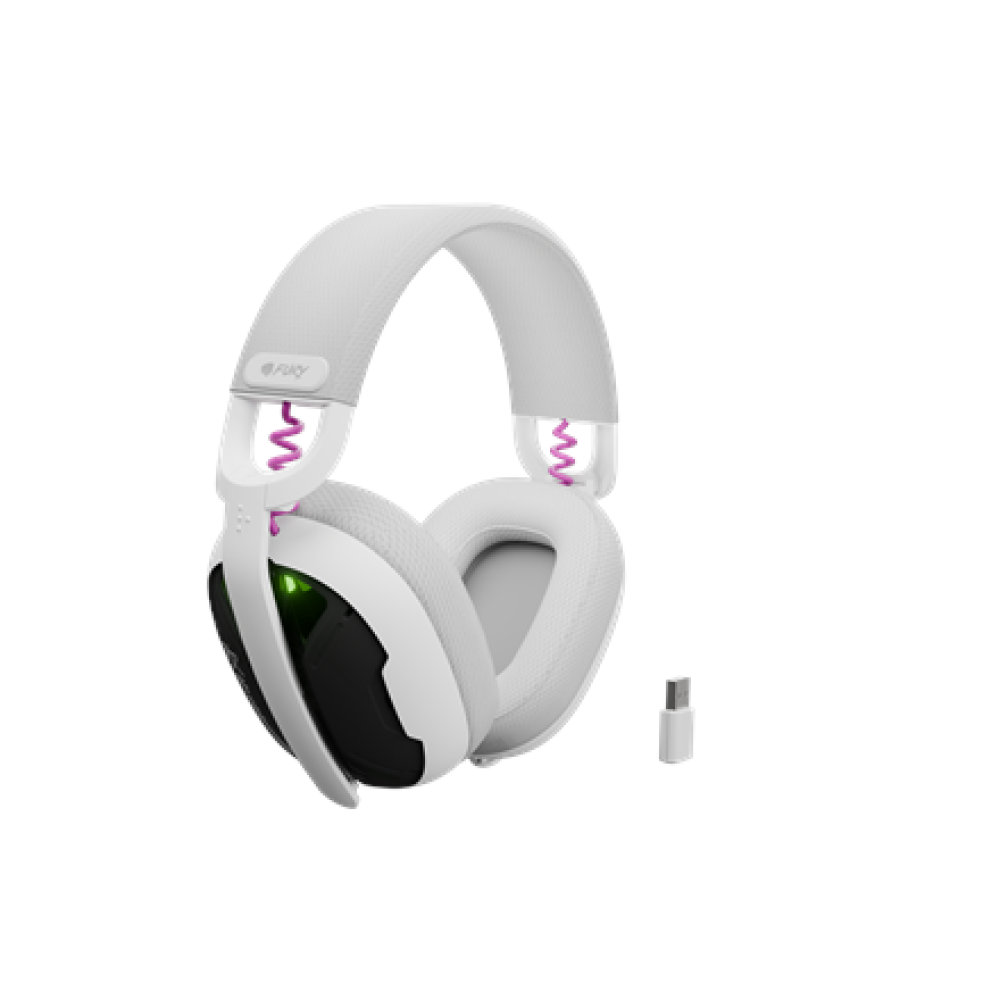 Genesis Gaming Headset , Fury Fukiya F6 , Bluetooth , Over-Ear , Microphone , Wireless , White