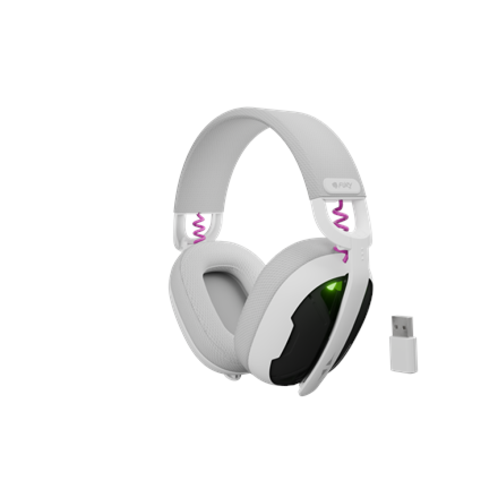 Genesis Gaming Headset , Fury Fukiya F6 , Bluetooth , Over-Ear , Microphone , Wireless , White