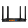 Wi-Fi 6 Router , Archer AX1500 , 802.11ax , 1201+300 Mbit/s , 10/100/1000 Mbit/s , Ethernet LAN (RJ-45) ports 4 , Mesh Support No , MU-MiMO Yes , Antenna type Fixed