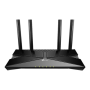 Wi-Fi 6 Router , Archer AX1500 , 802.11ax , 1201+300 Mbit/s , 10/100/1000 Mbit/s , Ethernet LAN (RJ-45) ports 4 , Mesh Support No , MU-MiMO Yes , Antenna type Fixed